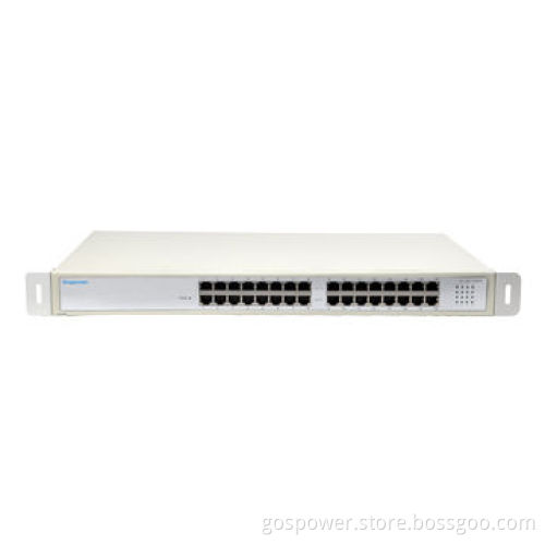 16 Ports 10/100M/1000M IEEE 802.3at PoE Midspan Injector